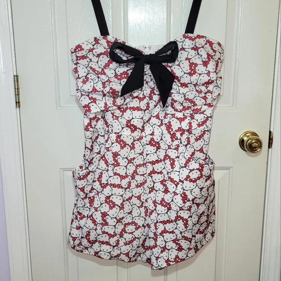Unique Vintage Hello Kitty Romper - Picture 1 of 5